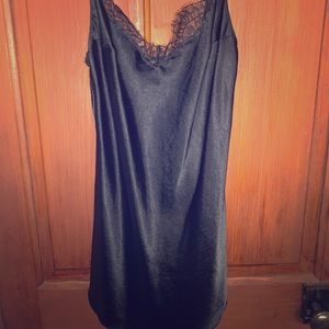 Black Victoria’s Secret silky nightgown